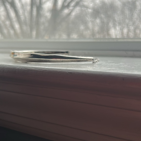 Silpada Sterling Silver Modernist Solid 17" Adjustable Choker Necklace - 45g - Picture 7 of 8